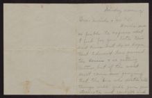 Letter from Janie Smith to Maud (Tyson) and W. E. Smith